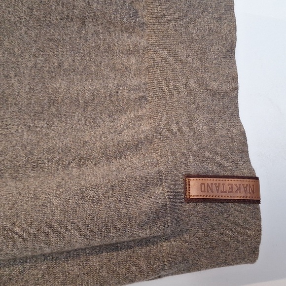 Naketano Brave New World Heather Brown Sweater Dress Size M - Picture 5 of 9